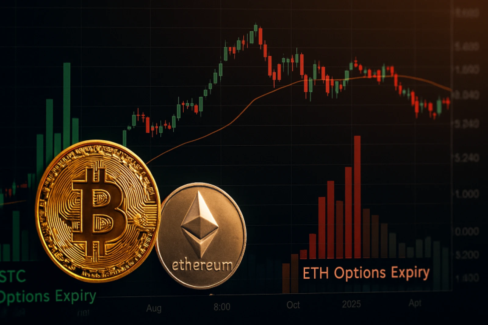 5 Milyar Dolarlık Bitcoin ve Ethereum Opsiyonları Bugün Sona Eriyor