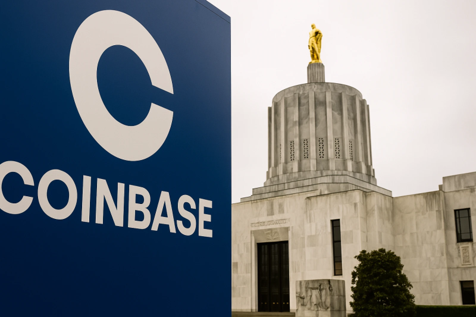 Coinbase, Oregon'un Ani Kripto Politika Değişikliğine Karşı Dava Açtı