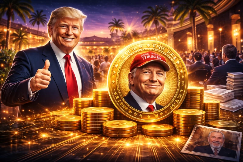 $TRUMP Memecoin %50 Yükseldi: Mar-a-Lago Daveti ve Epstein Soruşturması Gündemi Değiştirdi
