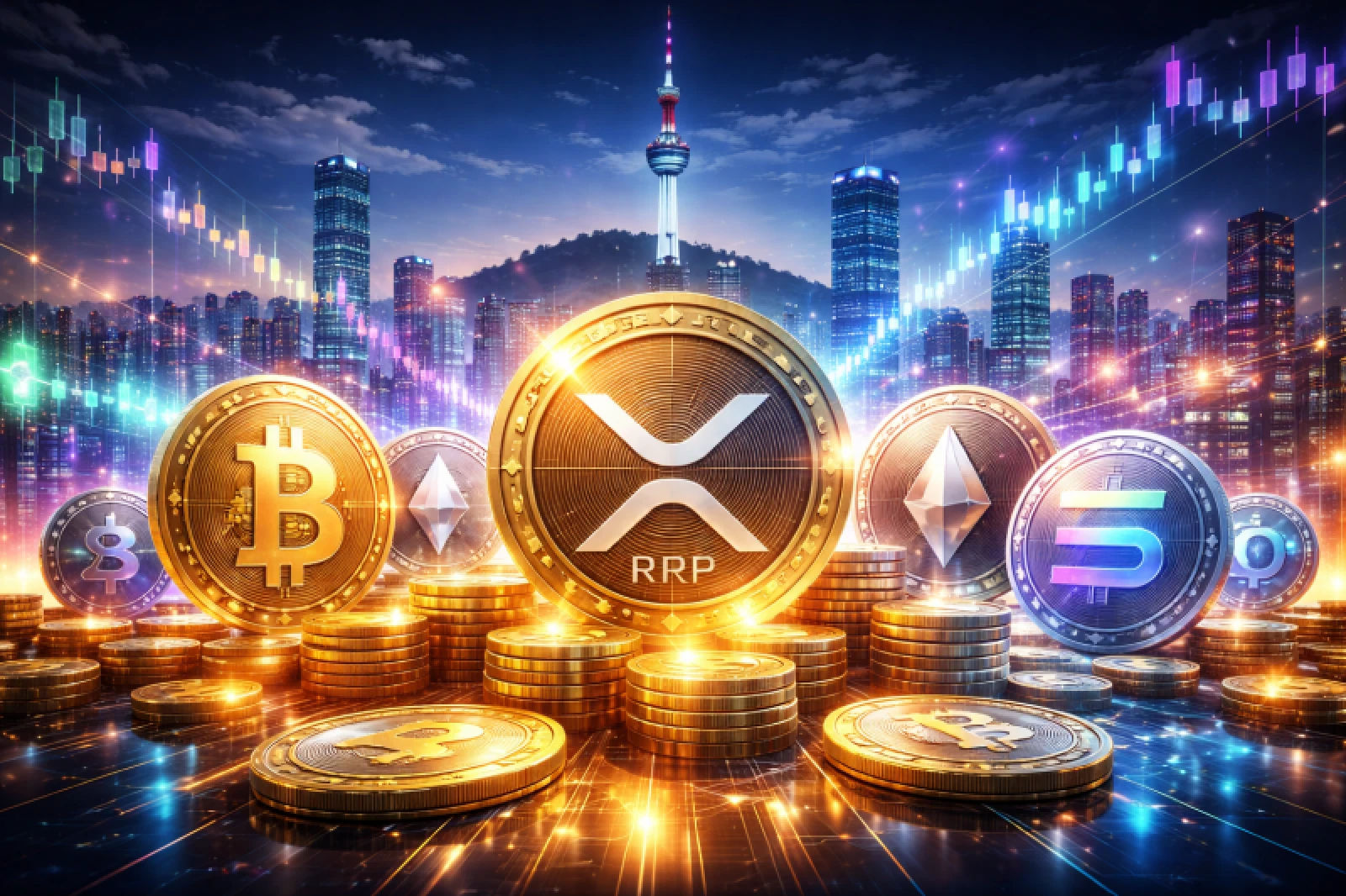 Güney Kore’de Altcoin Hacim Patlaması: XRP Liderliğini Koruyor